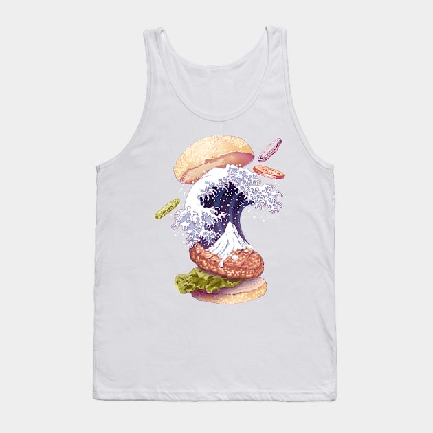 KANAGAWA BURGER Tank Top by ADAMLAWLESS